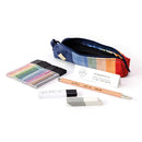 With 36 Color 2mm Pencil & Lead Set, W/Canvas Case