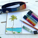 With 36 Color 2mm Pencil & Lead Set, W/Canvas Case