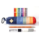 With 36 Color 2mm Pencil & Lead Set, W/Canvas Case