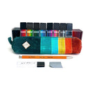 With Deluxe 72 Color 2mm Pencil & Lead Drawing Set, W/Canvas Case