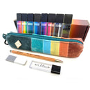 With Deluxe 72 Color 2mm Pencil & Lead Drawing Set, W/Canvas Case