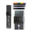 With Grayscale 2mm Pencil, Lead & Pen Set, W/Canvas Case