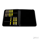 Lot/4 Monteverde Zippered Pen Case - Holds 144 Total Pens, Black