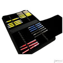Lot/4 Monteverde Zippered Pen Case - Holds 144 Total Pens, Black
