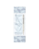 Caran d'Ache 849 Ballpoint Pen, Alpine Frost White - iPenStore