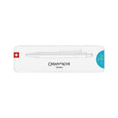 Caran d'Ache 849 Colormat-X Swiss Made Metal Ballpoint Pen, Turquoise w/Slimpack - iPenStore