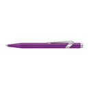 Caran d'Ache 849 Colormat-X Swiss Made Metal Ballpoint Pen, Violet w/Slimpack - iPenStore