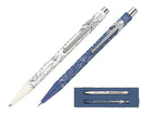 Caran d'Ache 849™ Pen & Pencil Set, Toile de Jouy, White & Blue - iPenStore