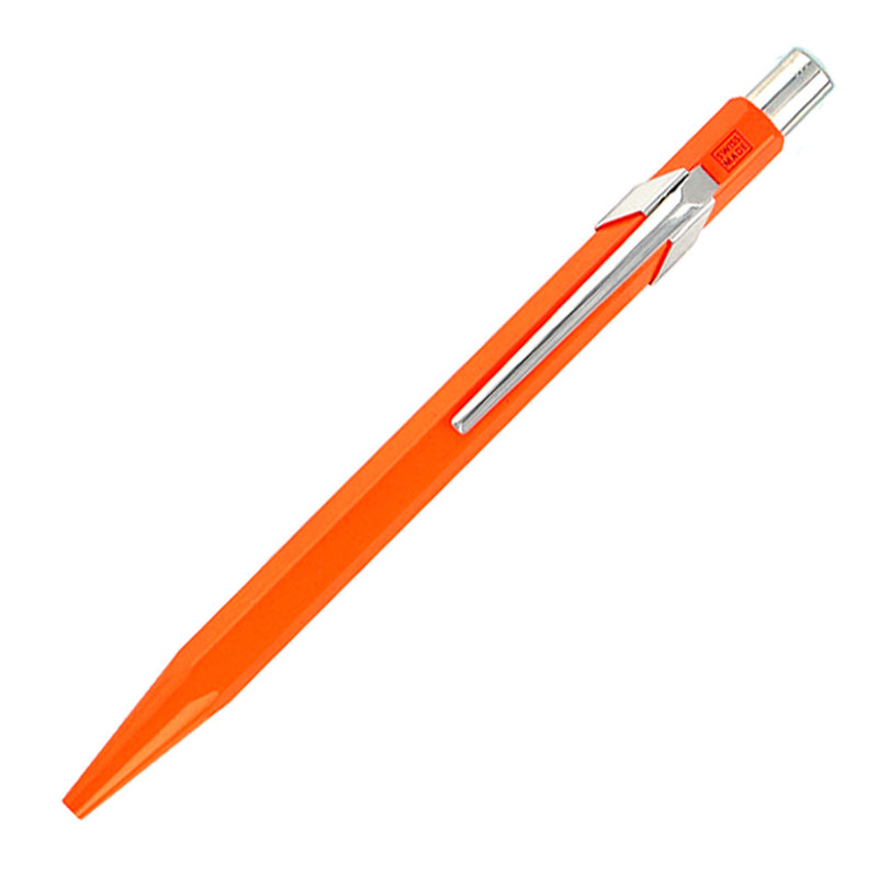 Caran d'Ache 849 Swiss Made Metal Ballpoint Pen, Fluorescent Orange