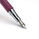 Conklin 1898 Fountain Pen, Stabilized Wood, Matte Purple - iPenStore