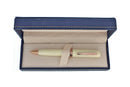 Conklin Glider Ballpoint Pen, Ivory Herringbone, Used - iPenStore