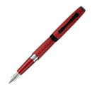 Diplomat Cobra Guilloche Fountain Pen, Burgundy - iPenStore