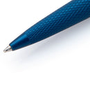 Diplomat Viper Guilloche Ballpoint Pen, Blue - iPenStore