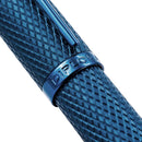 Diplomat Viper Guilloche Ballpoint Pen, Blue - iPenStore
