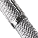 Diplomat Viper Guilloche Ballpoint Pen, Silver - iPenStore