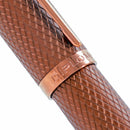 Diplomat Viper Guilloche Fountain Pen, Brown, Fine/Medium Nib - iPenStore