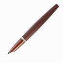 Diplomat Viper Guilloche Fountain Pen, Brown, Fine/Medium Nib