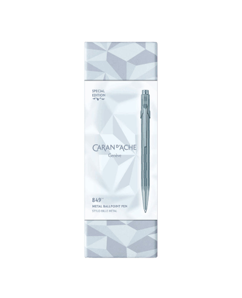 Caran d'Ache 849 Ballpoint Pen, Alpine Frost Blue