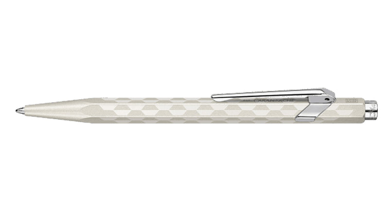 Caran d'Ache 849 Ballpoint Pen, Alpine Frost White