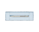 Caran d'Ache 849 Ballpoint Pen, Alpine Frost White