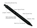 Everyman Grafton Ballpoint Pen, Super Matte, Black - iPenStore