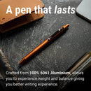 Everyman Grafton Ballpoint Pen, Taipan Orange - iPenStore