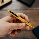 Everyman Grafton Mini Click Ballpoint Pen, Super Matte, Amber - iPenStore