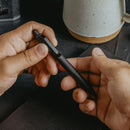Everyman Grafton Mini Click Ballpoint Pen, Super Matte, Black - iPenStore