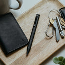 Everyman Grafton Mini Twist Ballpoint Pen, Super Matte, Black - iPenStore
