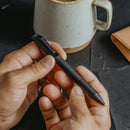 Everyman Grafton Mini Twist Ballpoint Pen, Super Matte, Black - iPenStore