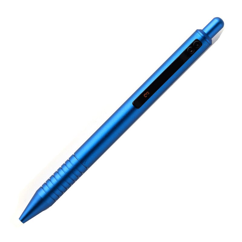 Everyman Grafton Ballpoint Pen, Aegean Blue, Black Clip