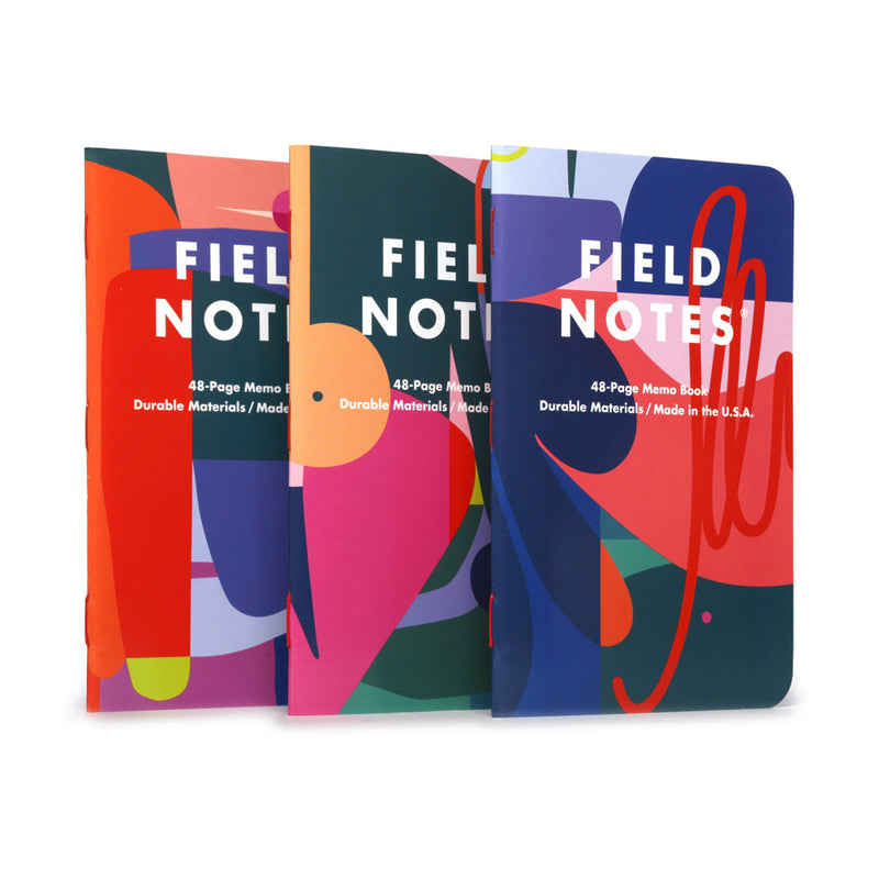 Pack of 3 Field Notes, Spring 2024 Ltd Edition, "Flora"