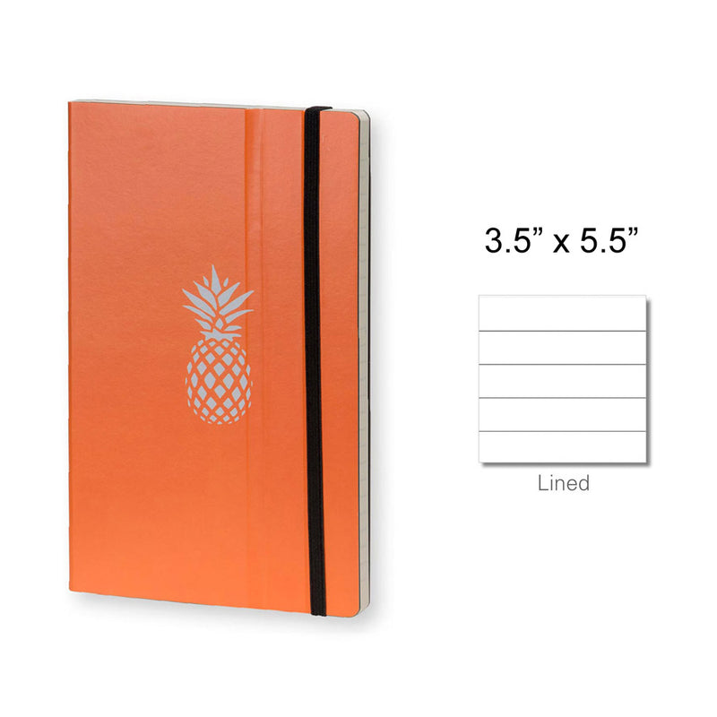 Stifflex Fresh Fruit Pocket Notebook A6-3.5" x 5.5" Lined, Orange