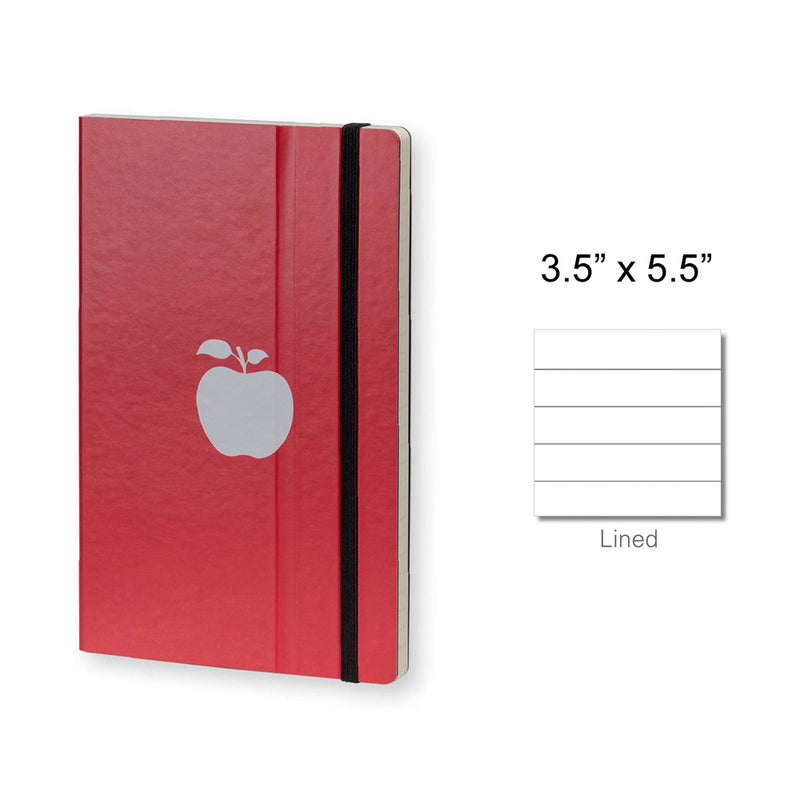 Stifflex Fresh Fruit Pocket Notebook A6-3.5" x 5.5" Lined, Red