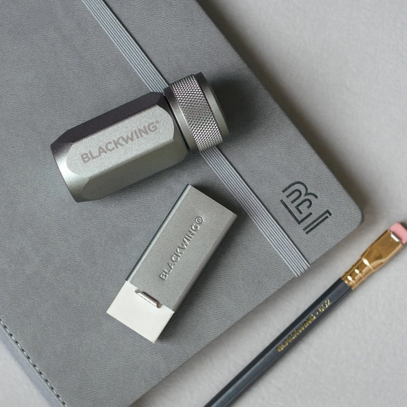 Blackwing Soft Handheld Eraser + Holder, Grey