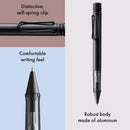 Lamy AL-Star Aluminum 0.5mm Mechanical Pencil, Black - iPenStore