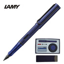 Lamy AL-Star Fountain Pen Gift Set, w/Ink & Pen Pouch, Dark Dusk - iPenStore