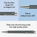 Lamy Logo M+ Ballpoint Pen, Anthracite - iPenStore