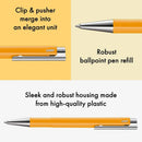 Lamy Logo M+ Ballpoint Pen, Neon Orange - iPenStore