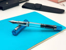 Monteverde MP1 Piston Fill Fountain Pen, Bright Blue - iPenStore