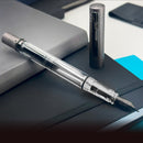 Monteverde MP1 Piston Fill Fountain Pen, Coal Grey - iPenStore
