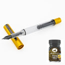 Monteverde MP1 Piston Fill Fountain Pen, Honey Yellow + Ink - iPenStore