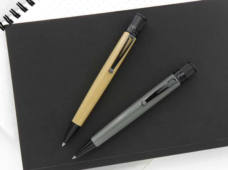 Retro 51 Tornado Stealth Lacquer Rollerball Pen, Nardo Grey