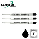 Pk/3 Schmidt P900 Parker-style Ballpoint Refills, Black Fine