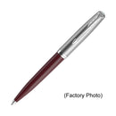 Parker 51 Ballpoint Pen, Burgundy, Chrome Trim, Pre-Owned
