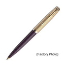 Parker 51 Deluxe Ballpoint Pen, Plum, Gold Trim, Pre-Owned