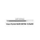Pentel GlideWrite Executive Ballpoint Pen, Black - iPenStore