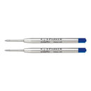 Pk/2 Parker QuinkFlow Ballpoint Refills, Blue Medium, 1.0 mm - iPenStore
