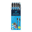 Pk/4 Schneider Slider Memo XB Ballpoint Pens, Black + FREE Rave Pen - iPenStore