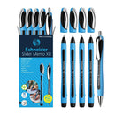 Pk/4 Schneider Slider Memo XB Ballpoint Pens, Black + FREE Rave Pen - iPenStore